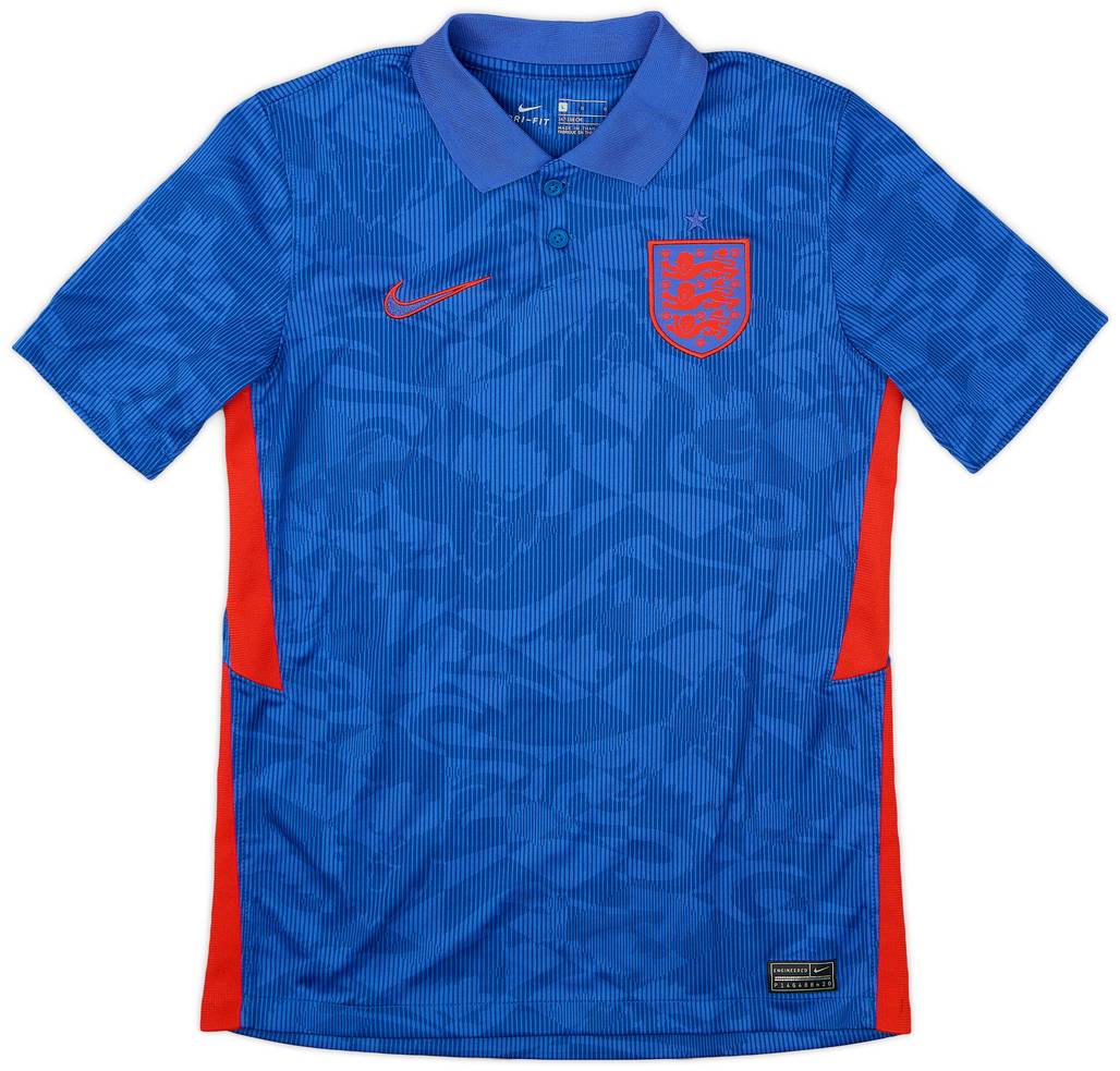 2020-21 England Away Shirt - 9/10 - (XL.Boys)