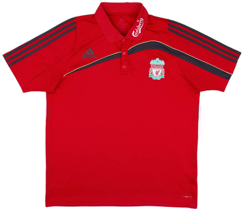 2009-10 Liverpool adidas Polo Shirt - 9/10 - (XL)