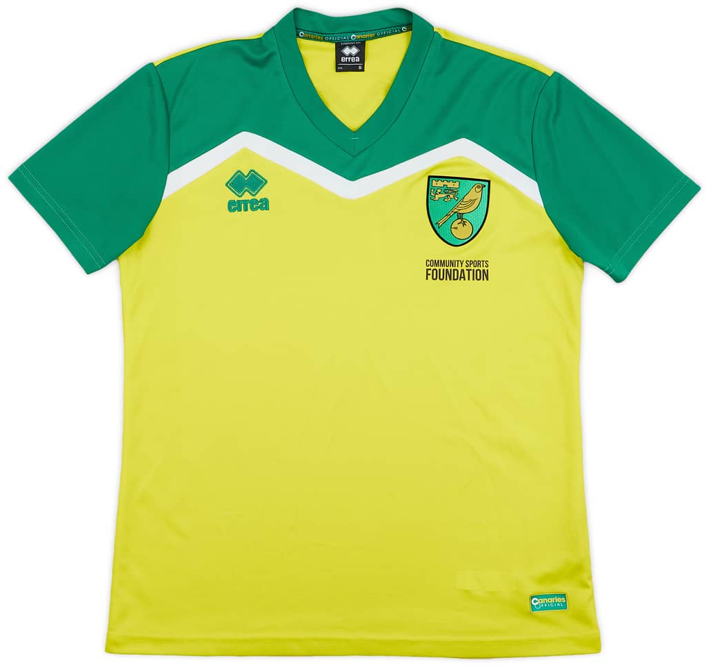 2016-17 Norwich Errea Training Shirt - 9/10 - (S)