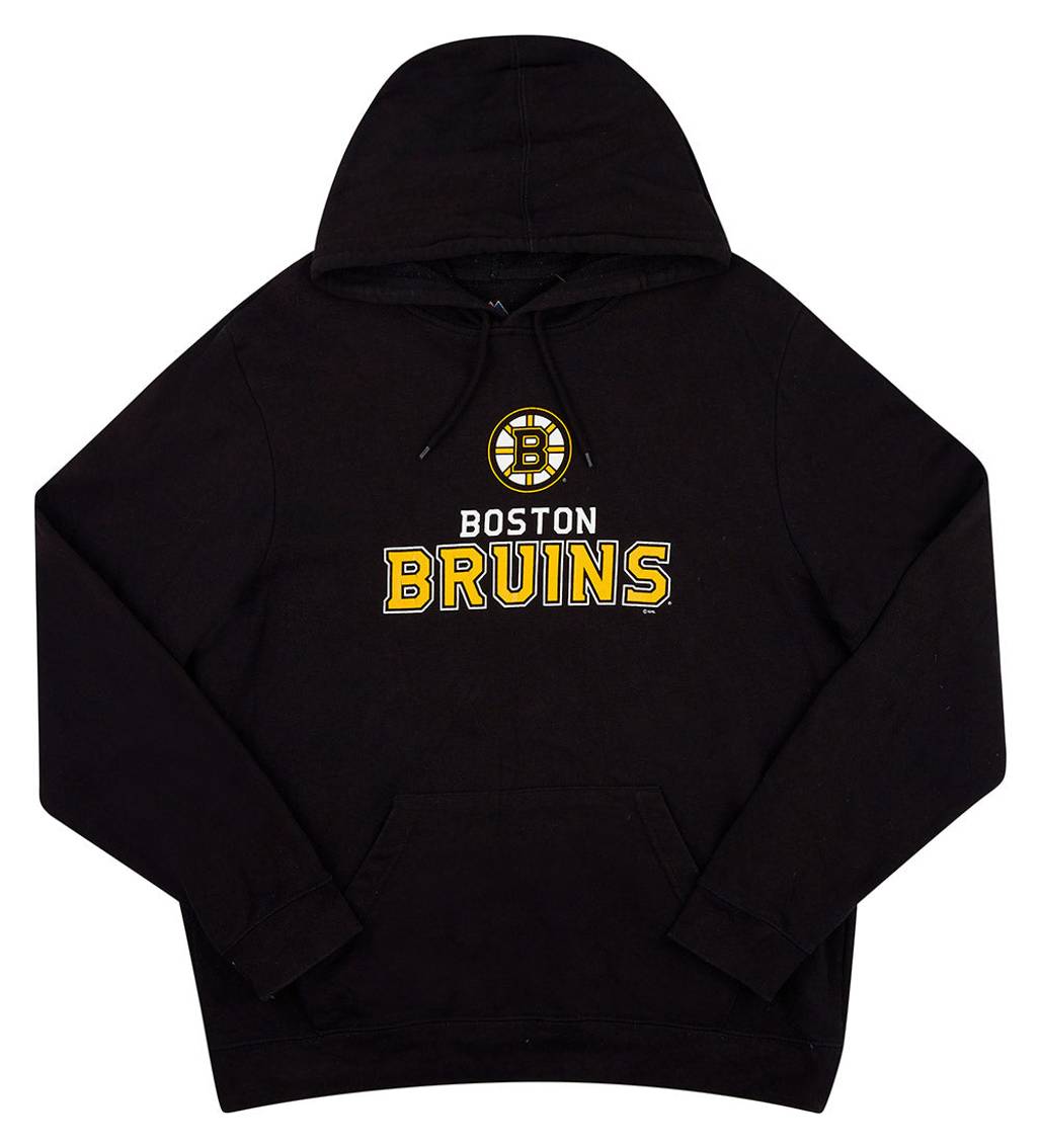 2018 Boston Bruins Majestic Hooded Sweat Top L