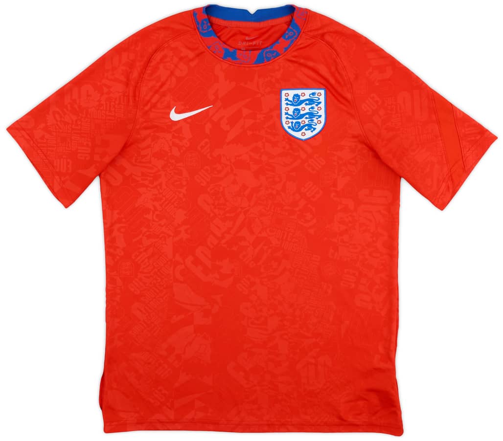 2020-21 England Nike Training Shirt - 9/10 - (M)