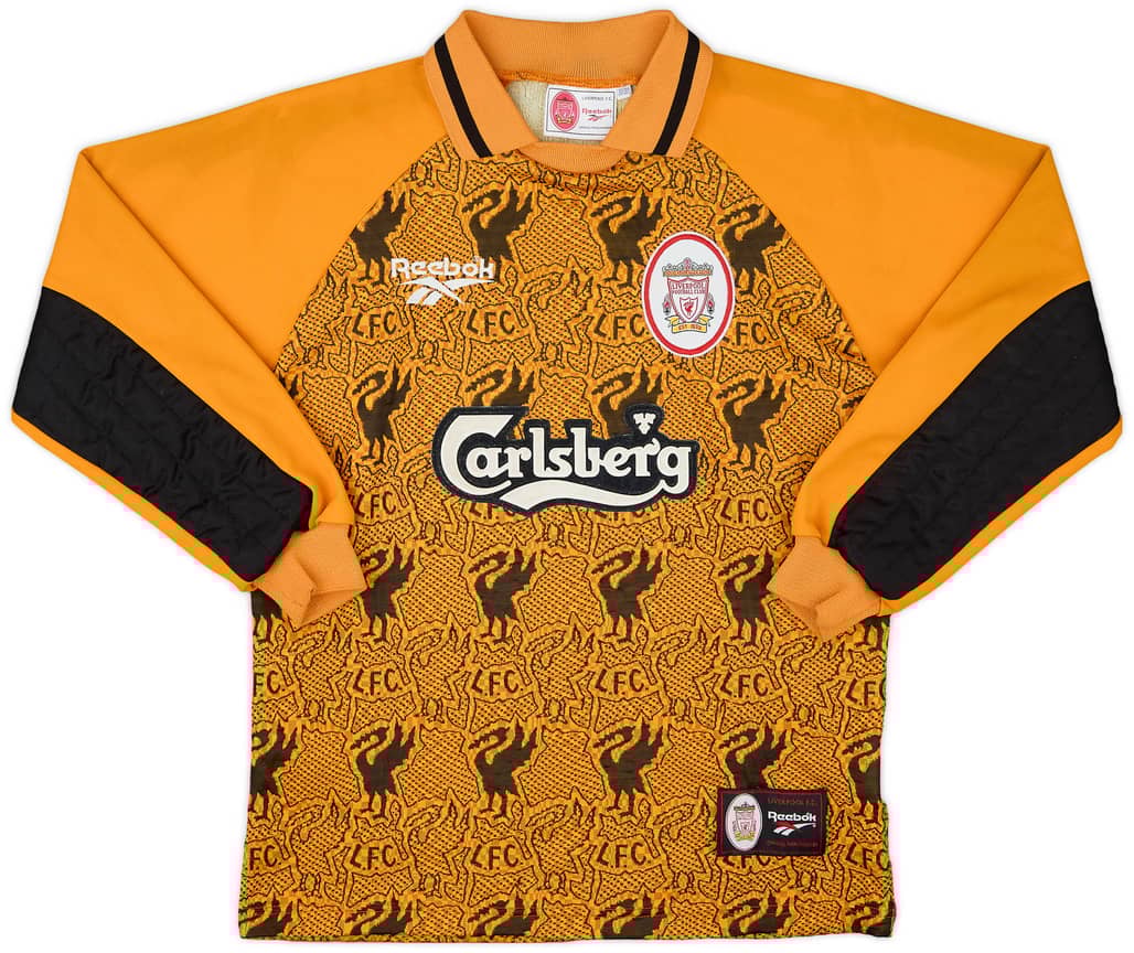 1996-97 Liverpool GK Shirt - 8/10 - (M.Boys)