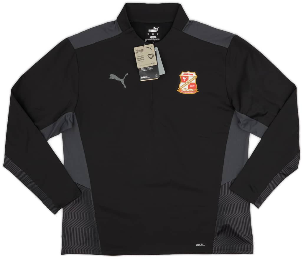2020-21 Swindon Town Puma 1/4 Zip Training Top (XL)