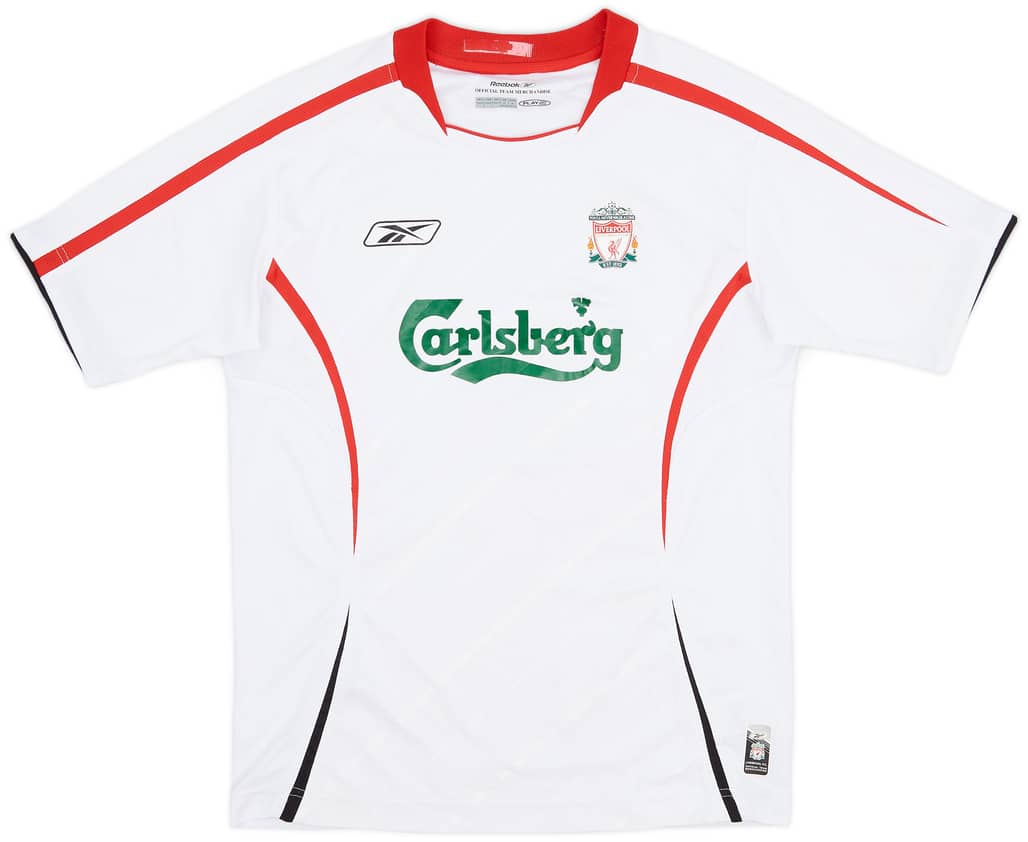 2005-06 Liverpool Away Shirt - 6/10 - (L.Boys)