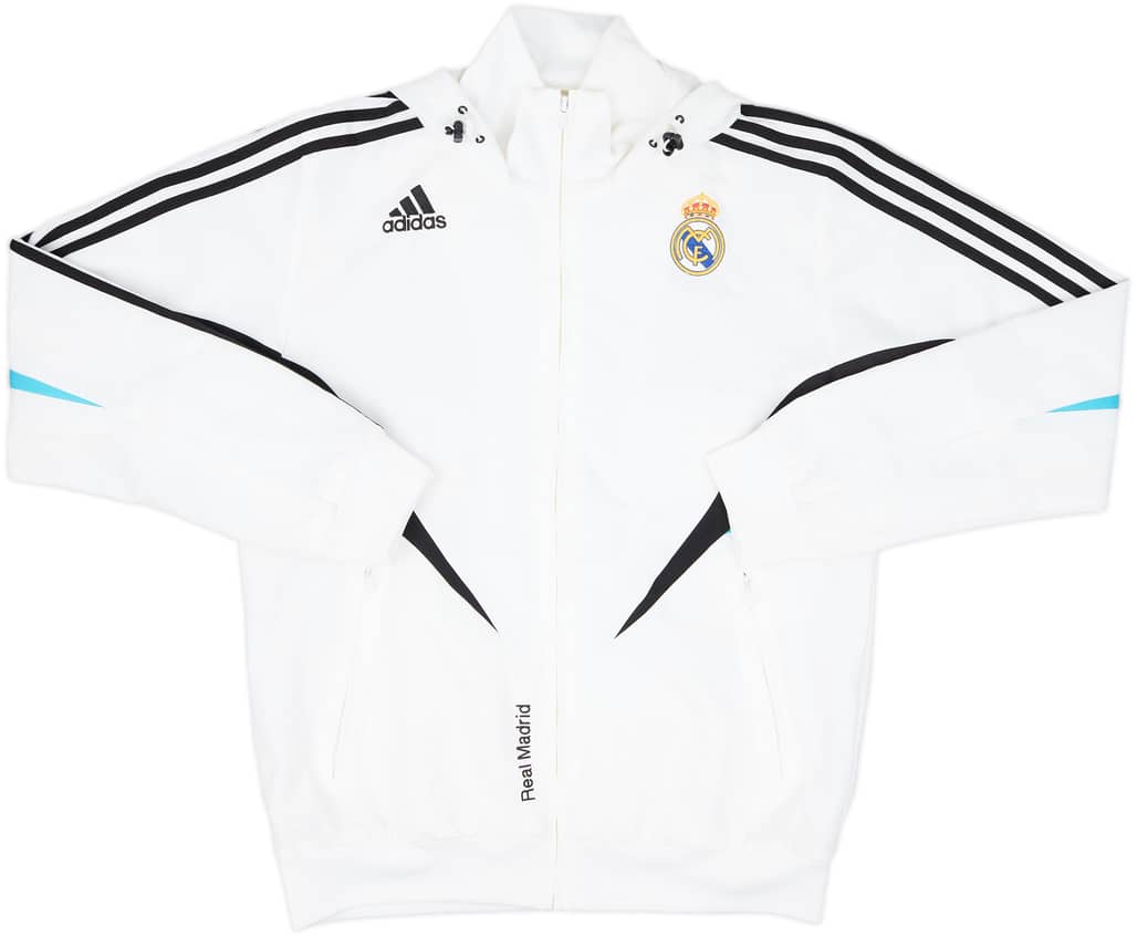 2008-09 Real Madrid adidas Hooded Track Jacket - 7/10 - (M)