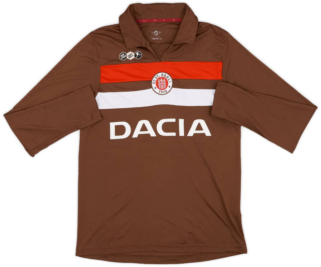 2009-10 St Pauli Home L/S Shirt - 7/10 - (M)