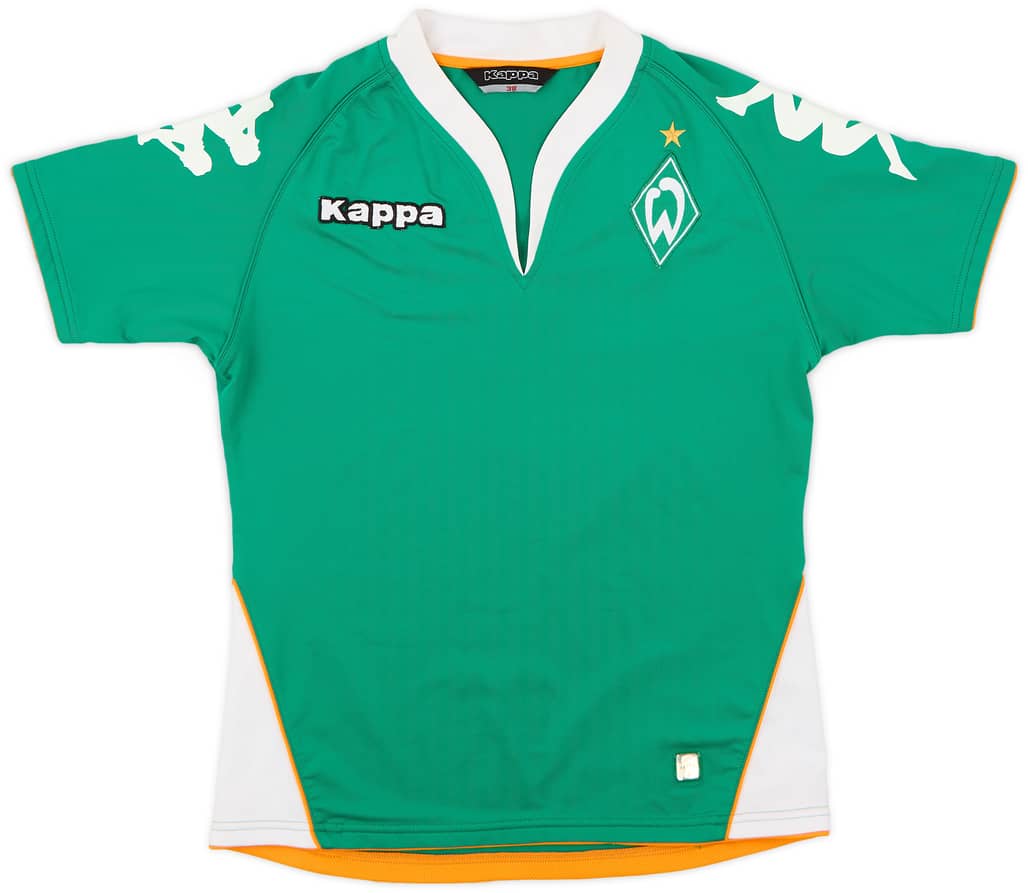 2007-08 Werder Bremen Home Shirt - 9/10 - (XL.Boys)
