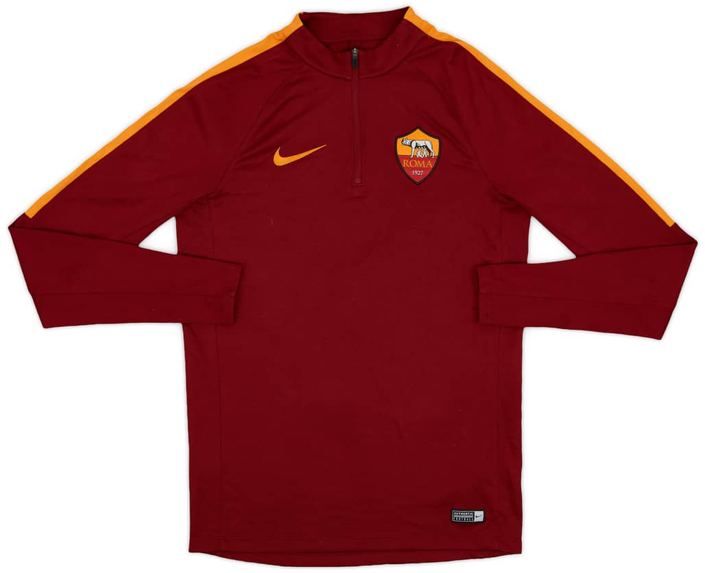 2017-18 Roma Nike 1/4 Zip Training Top - 8/10 - (S)