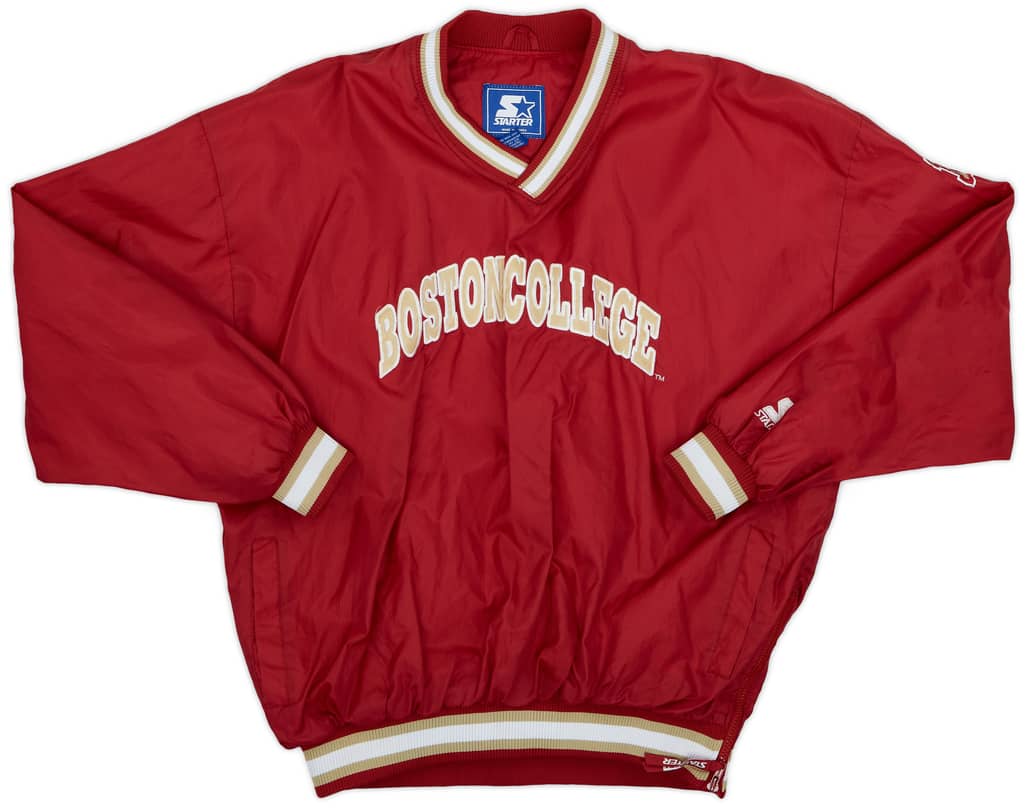 1990s Boston College Eagles Starter Pullover Windbreaker Jacket - 8/10 - (XXL)