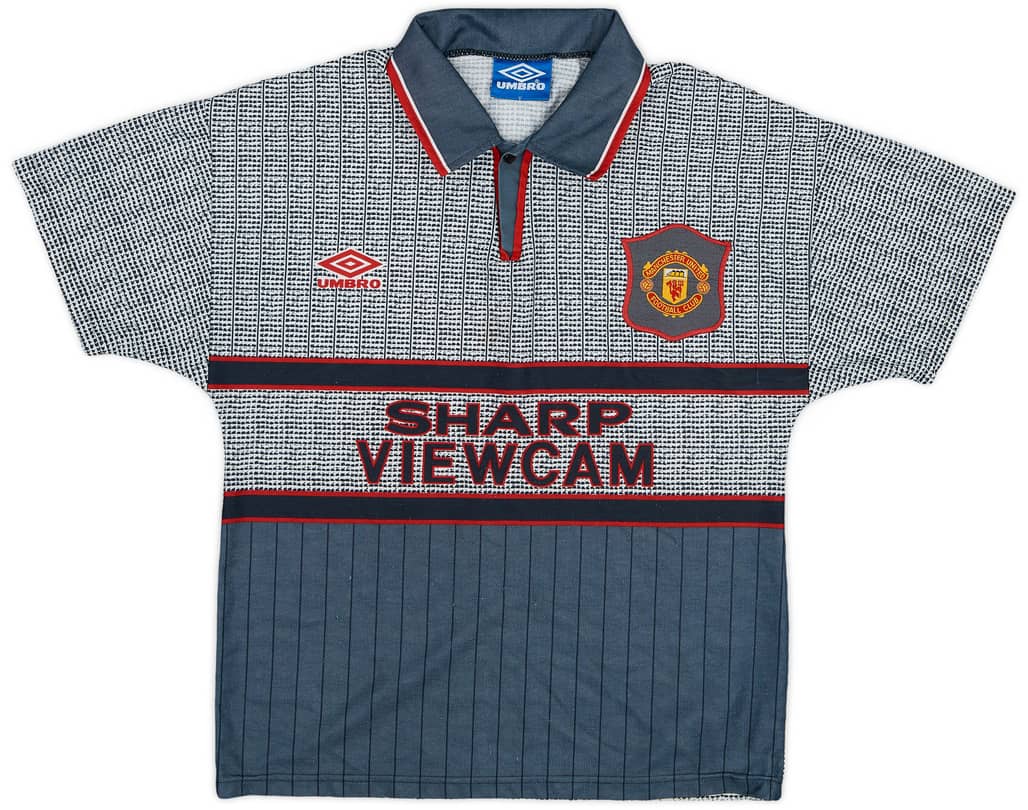1995-96 Manchester United Away Shirt - 9/10 - (Y)