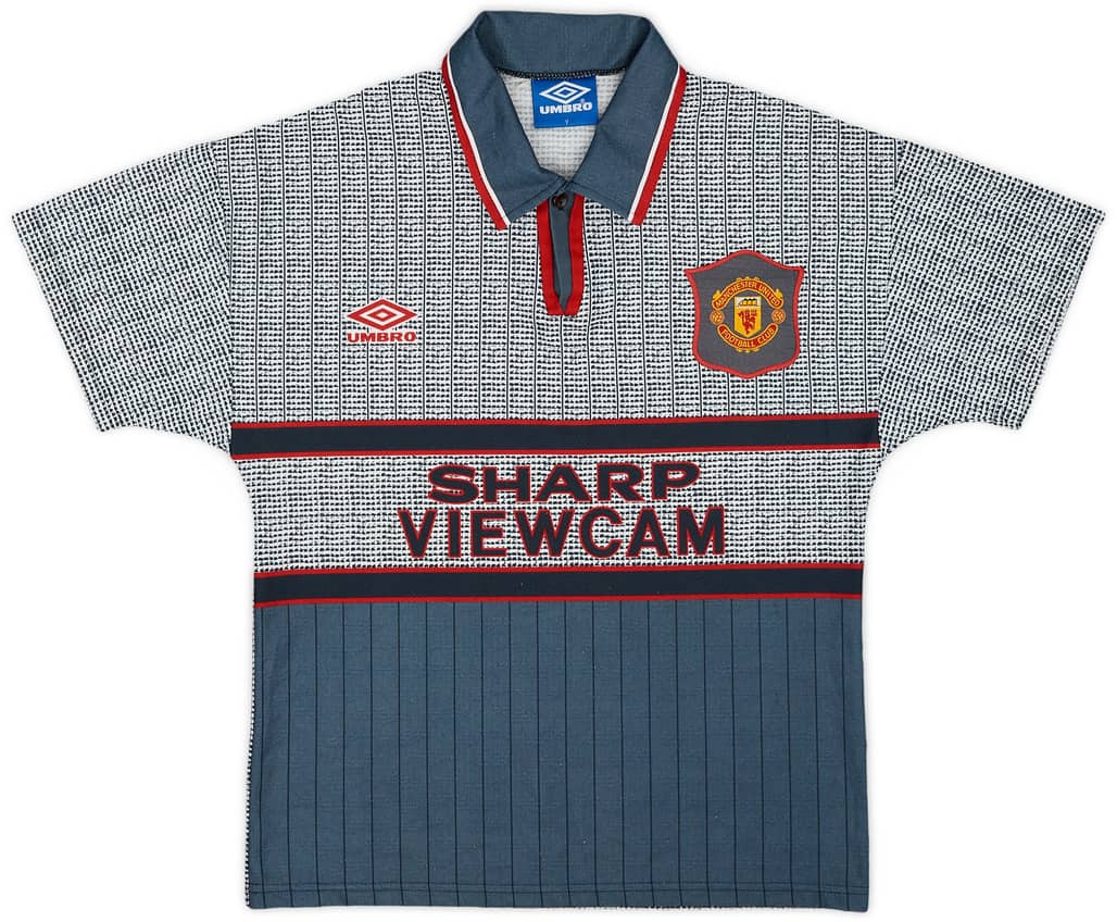 1995-96 Manchester United Away Shirt - 9/10 - (Y)