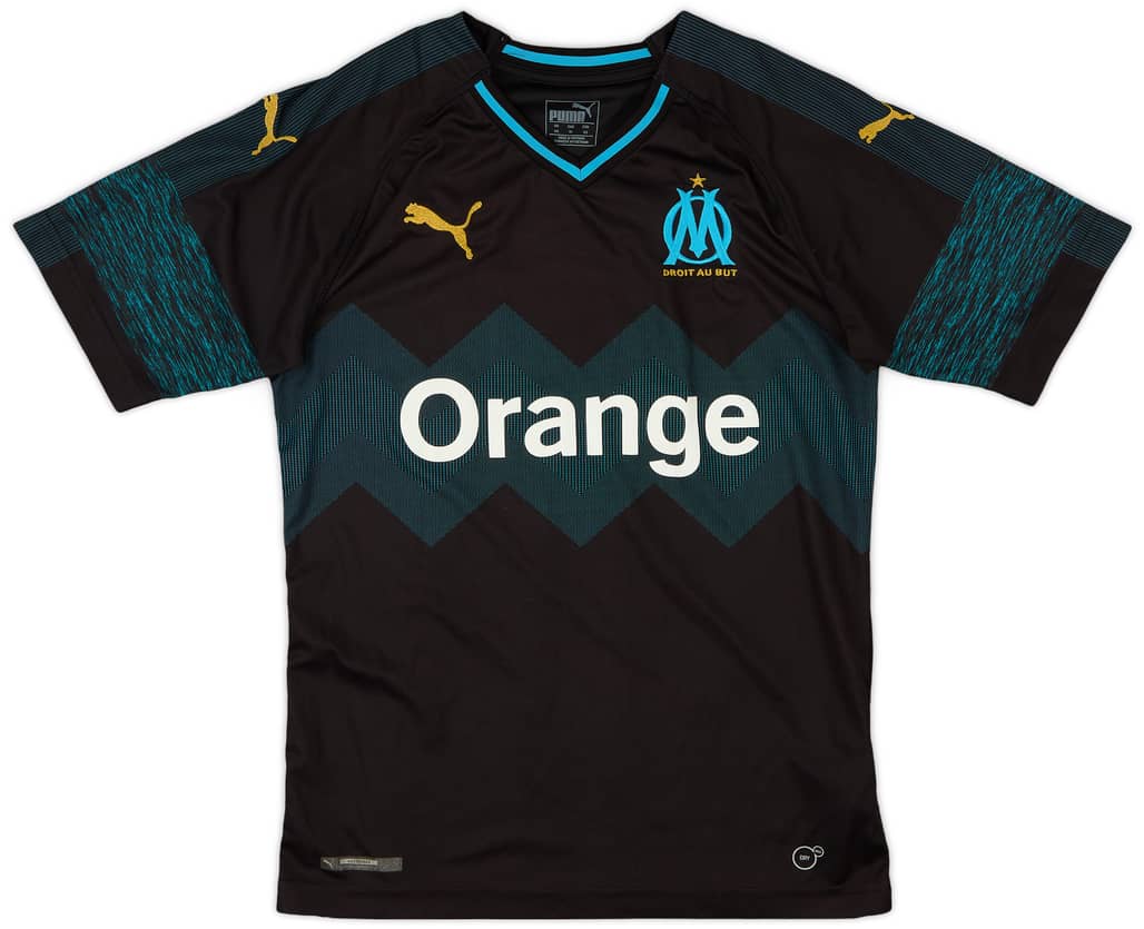 2018-19 Olympique Marseille Away Shirt - 7/10 - (XS)