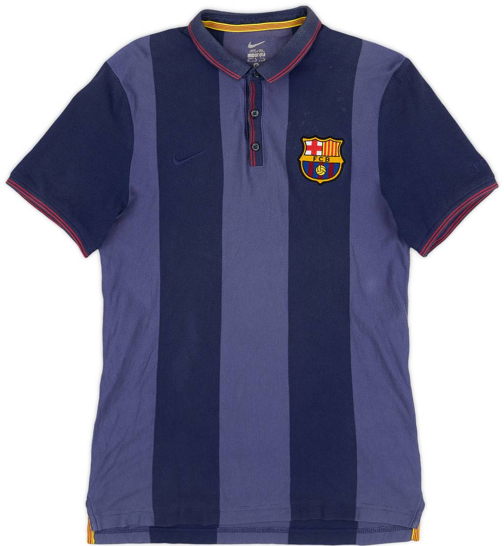 2013-14 Barcelona Nike Polo Shirt - 6/10 - (M)