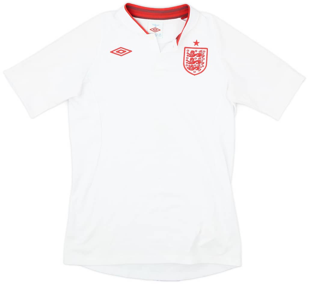 2012-13 England Home Shirt - 9/10 - (XL.Boys)