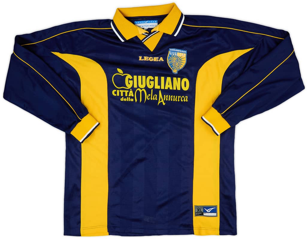 2001-02 Giugliano Home L/S Shirt - 8/10 - (XL)
