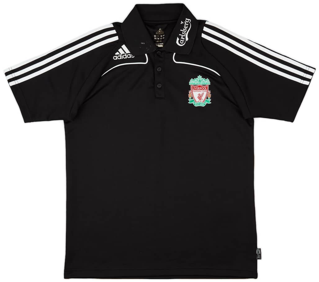 2008-09 Liverpool adidas Polo Shirt - 7/10 - (M)