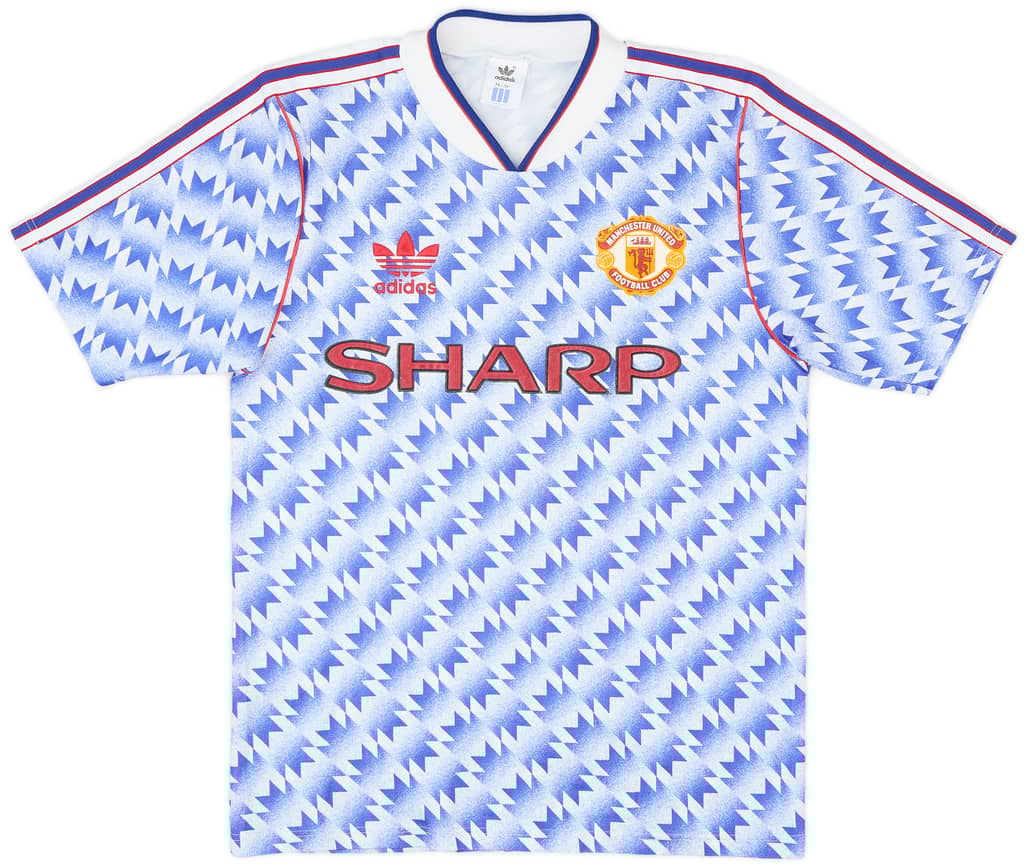 1990-92 Manchester United Away Shirt - 8/10 - (S)