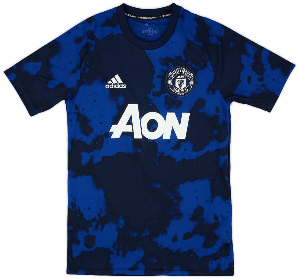 2019-20 Manchester United adidas Training Shirt - 9/10 - (XS)