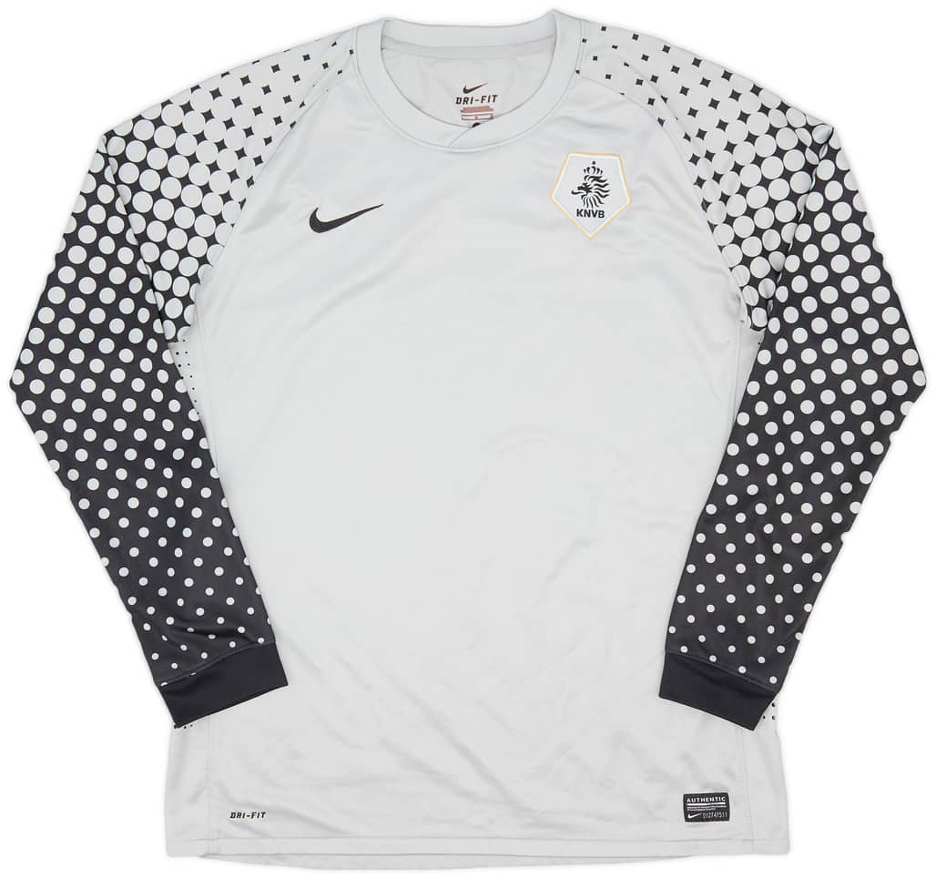 2010-12 Netherlands Authentic GK Shirt - 8/10 - (L)