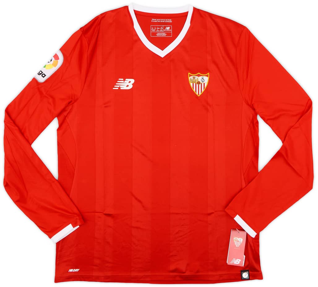 2017-18 Sevilla Away L/S Shirt (L)