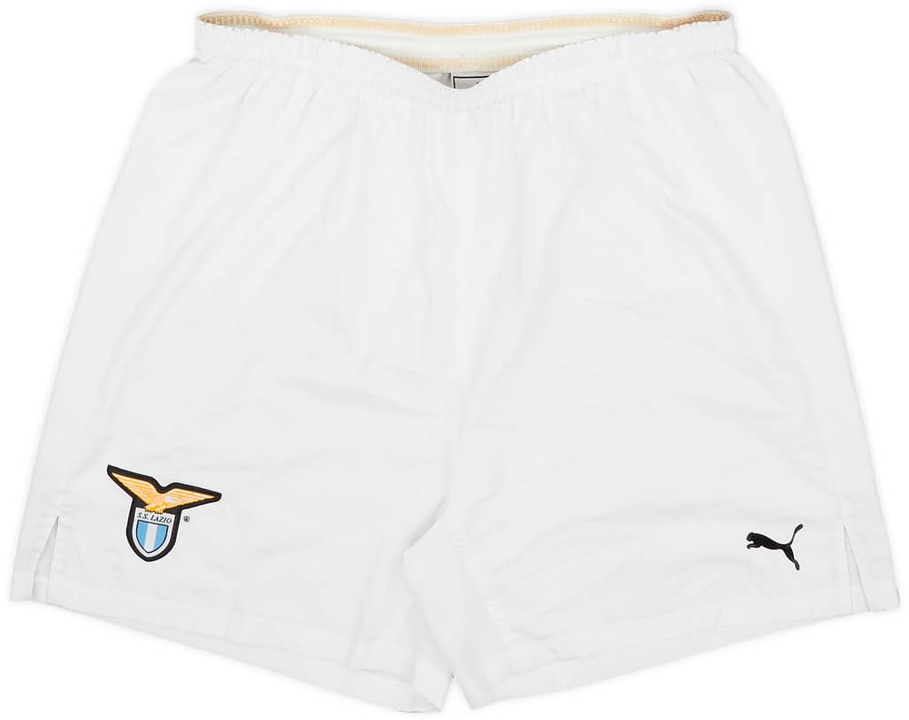 2009-10 Lazio Home Shorts - 9/10 - (L)