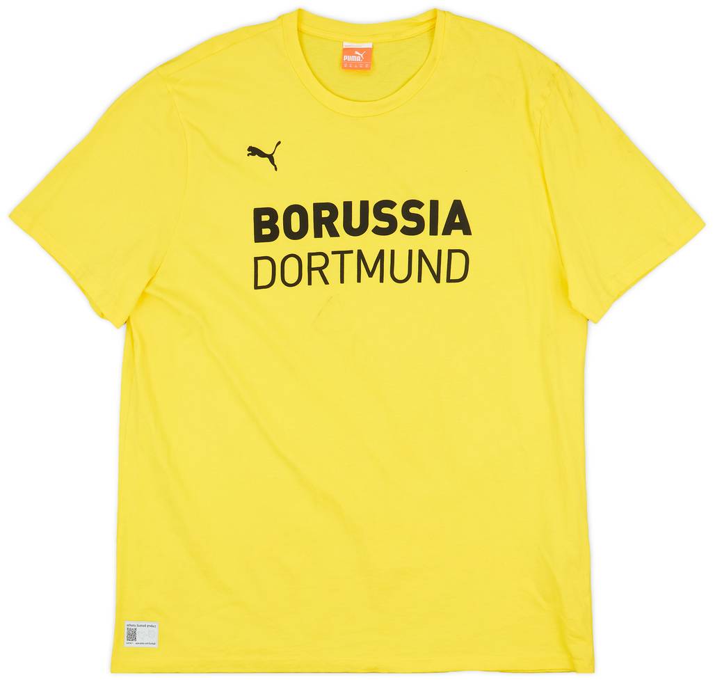 2021-22 Borussia Dortmund Puma Cotton Tee - 7/10 - (XL)