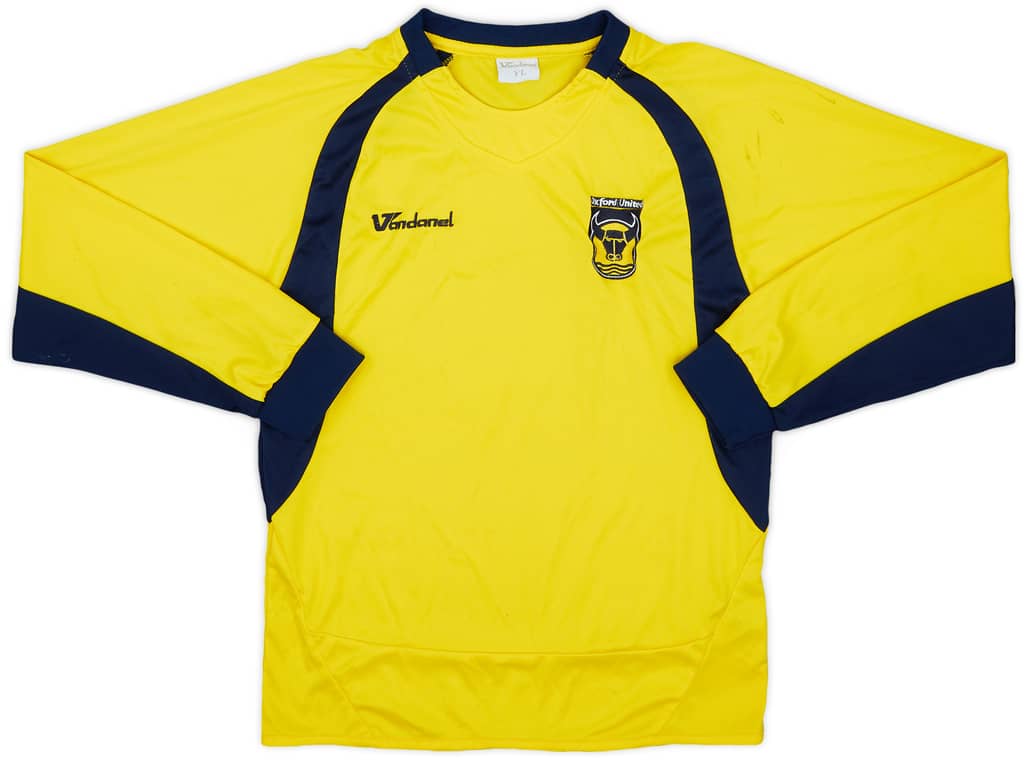 2000s Oxford United Youth Home L/S Shirt #17 - 8/10 - (L.Boys)