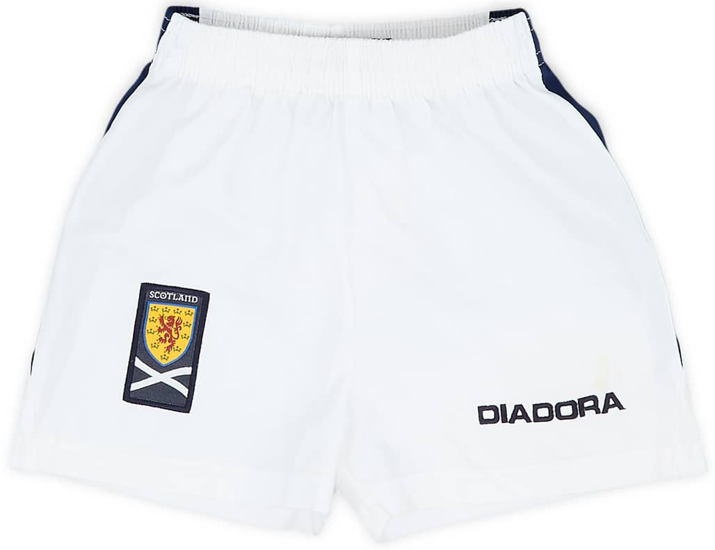 2003-05 Scotland Home Shorts - 6/10 - (12-18 Months)