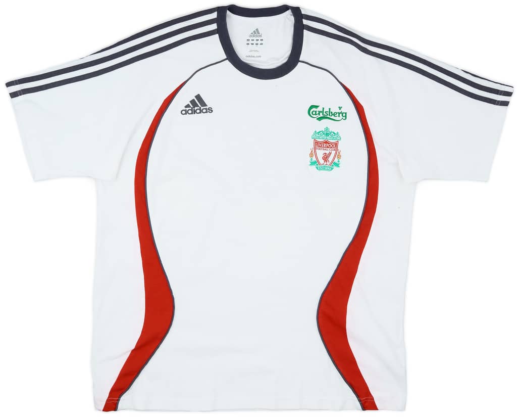 2006-07 Liverpool adidas Leisure Tee - 7/10 - (XL)