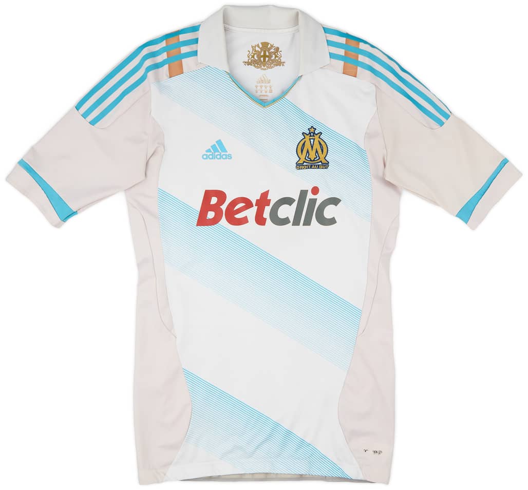 2011-12 Olympique Marseille Player Issue Techfit Home Shirt - 5/10 - (XL)