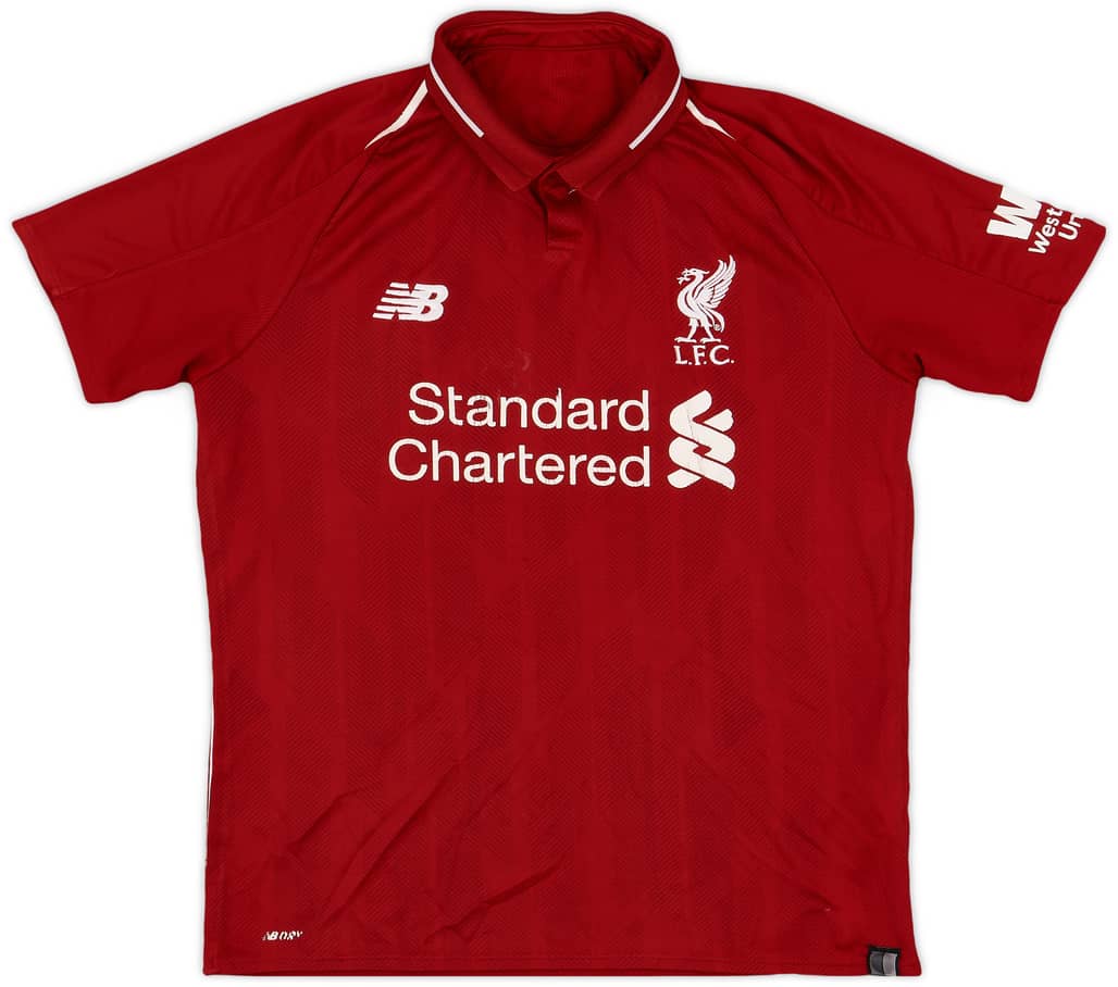 2018-19 Liverpool Home Shirt - 5/10 - (XL.Boys)