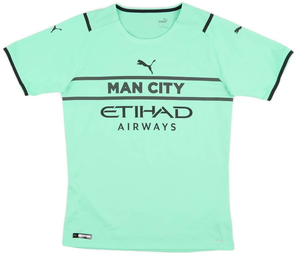2021-22 Manchester City Player Issue GK S/S Shirt - 10/10 - (XL)