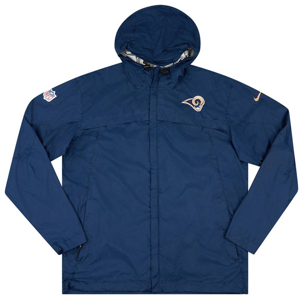2012 St. Louis Rams Nike Hooded Windbreaker Jacket XL
