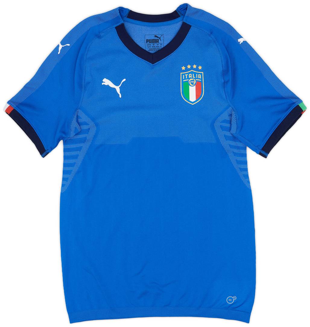 2018-19 Italy Authentic Home Shirt - 9/10 - (XL)