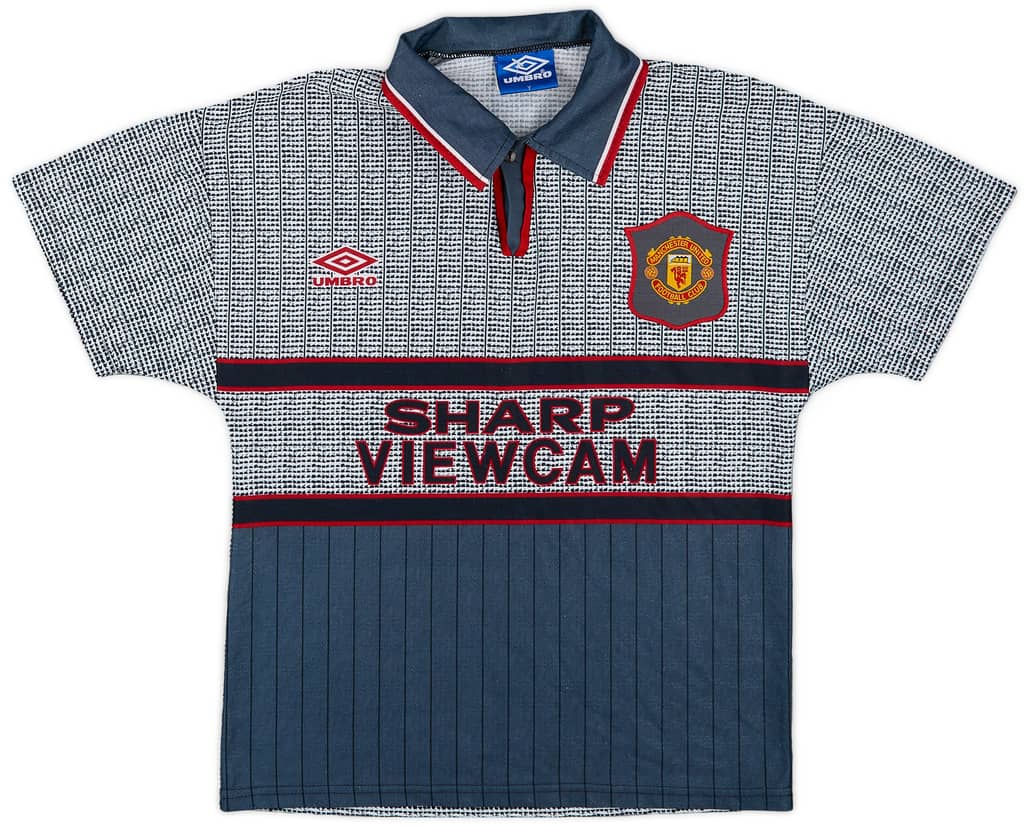 1995-96 Manchester United Away Shirt - 9/10 - (Y)