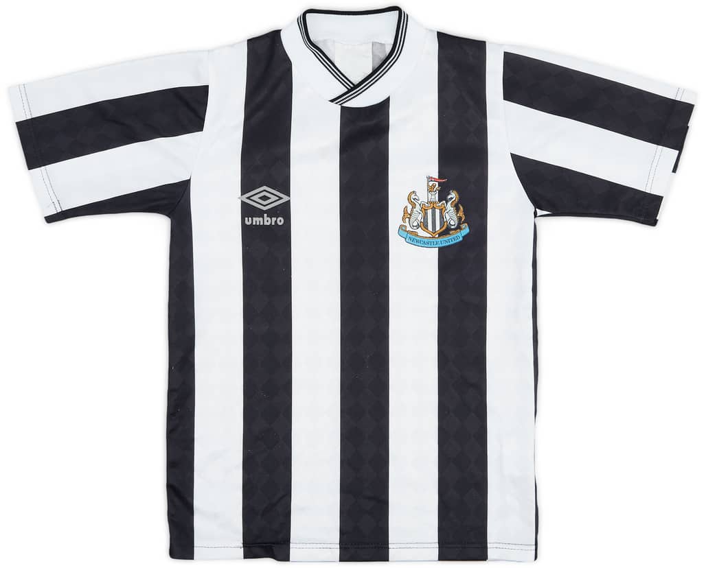 1988-90 Newcastle Home Shirt - 8/10 - (6-7 Years)