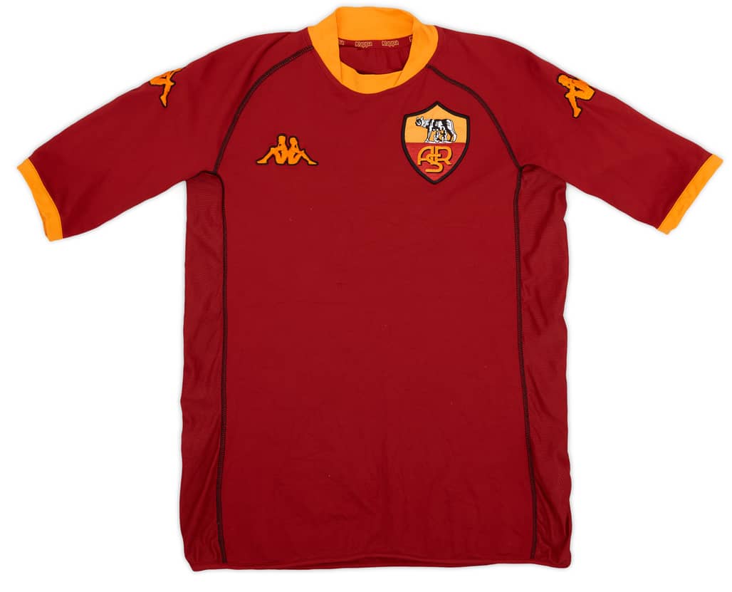 2002-03 Roma Home Shirt - 8/10 - (S)