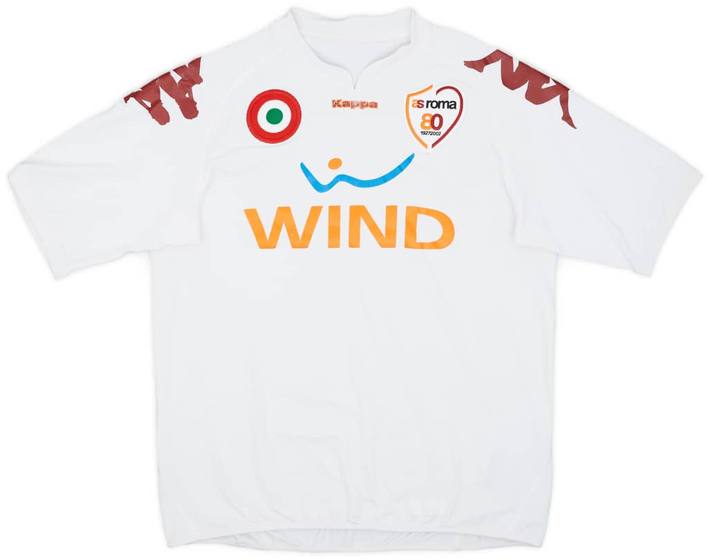 2007-08 Roma Away Shirt - 7/10 - (XL)