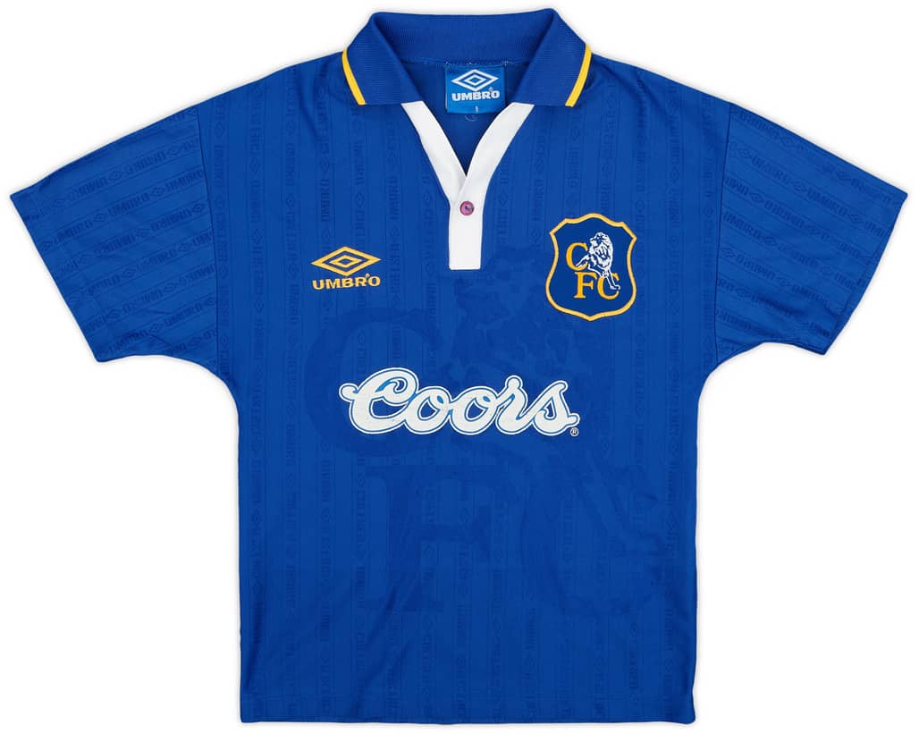 1995-97 Chelsea Home Shirt - 7/10 - (S.Boys)