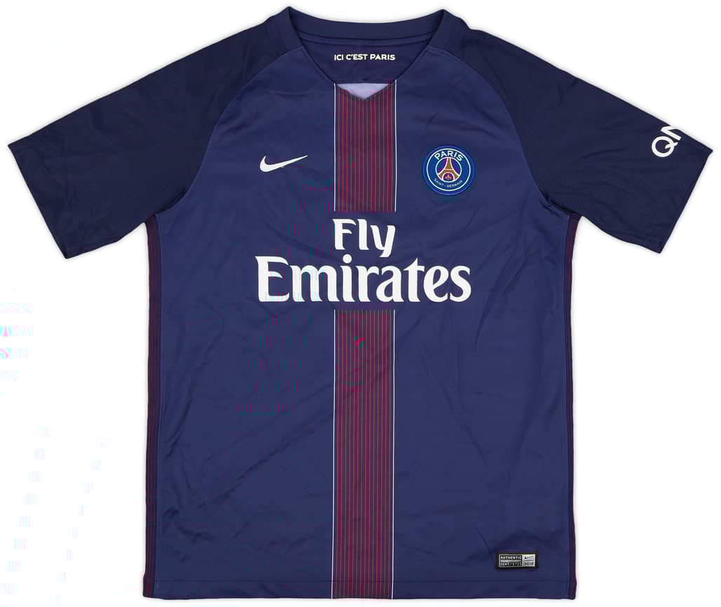 2017-18 Paris Saint-Germain Home Shirt - 8/10 - (XL.Boys)