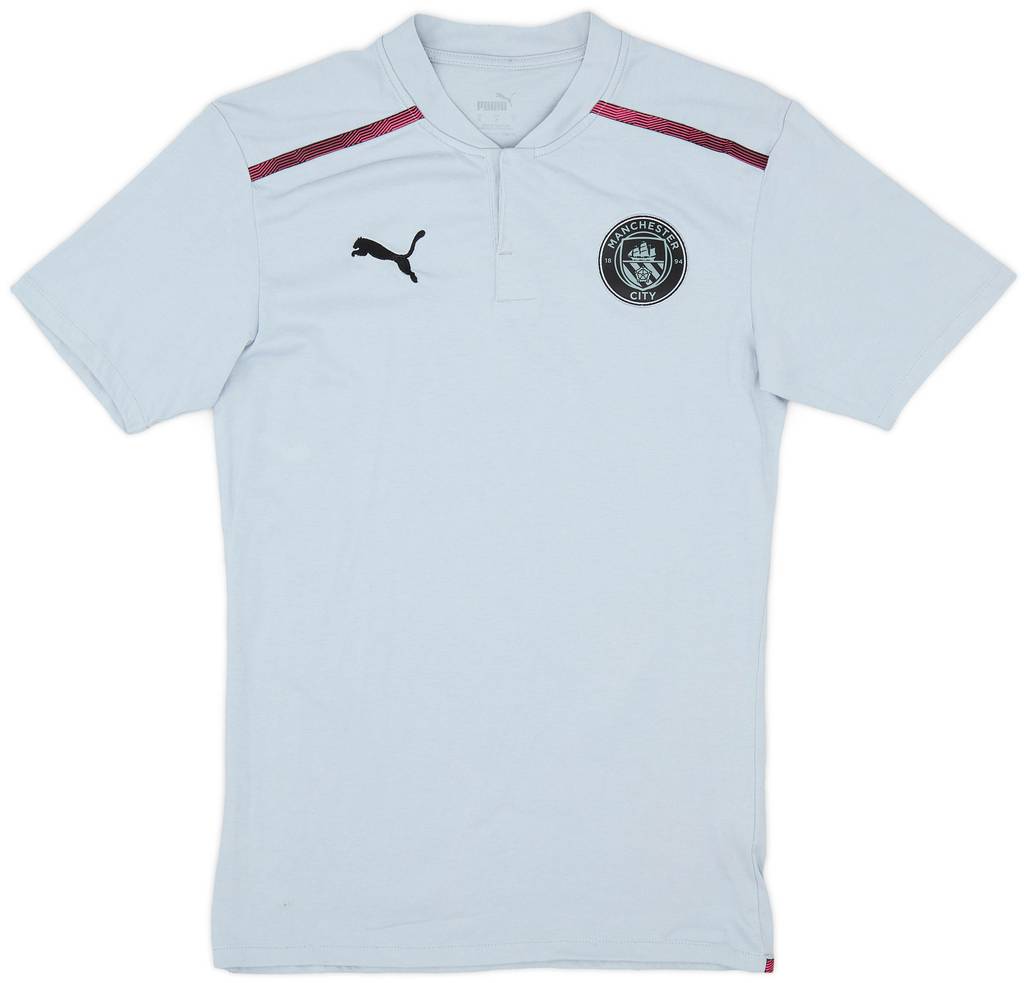 2020-21 Manchester City Puma Polo Shirt - 9/10 - (S)