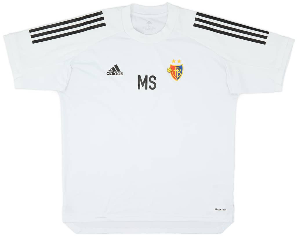 2019-20 FC Basel Staff Issue adidas Training Shirt MS - 6/10 - (L)