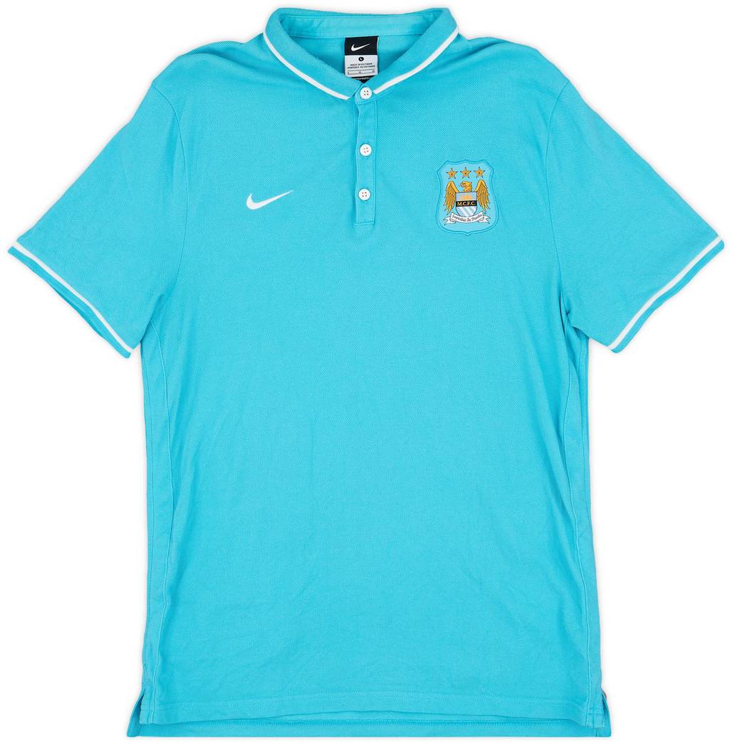 2015-16 Manchester City Nike Polo Shirt - 8/10 - (L)