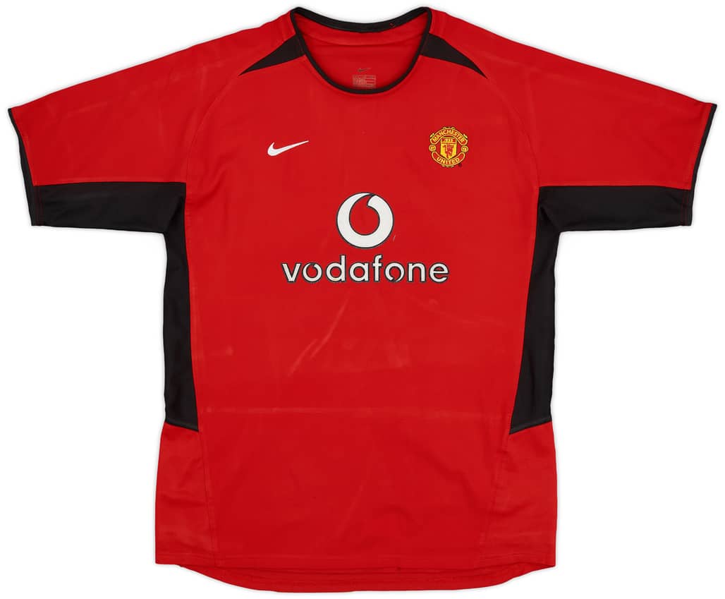 2002-04 Manchester United Home Shirt - 7/10 - (XL.Boys)