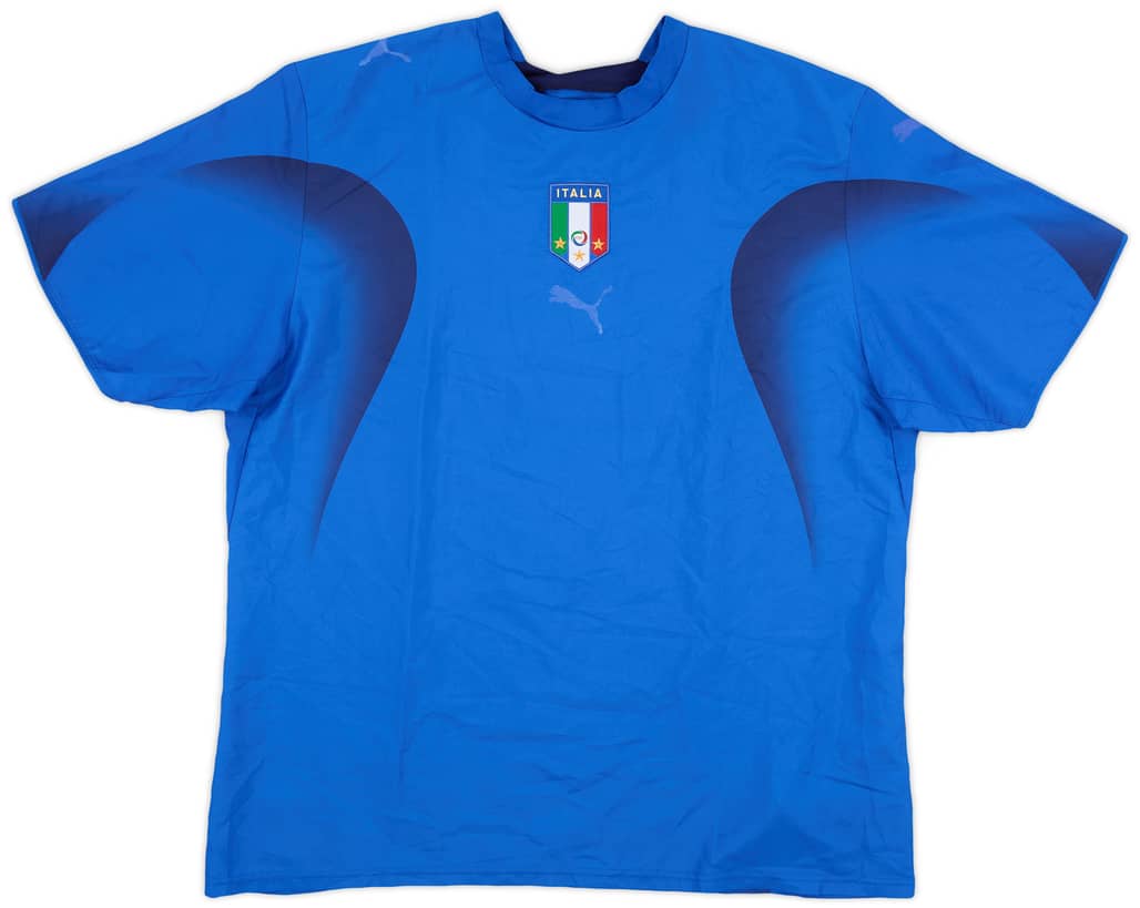 2006 Italy Basic Home Shirt - 4/10 - (XXL)