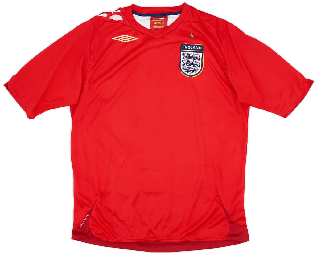 2006-08 England Away Shirt - 5/10 - (L)