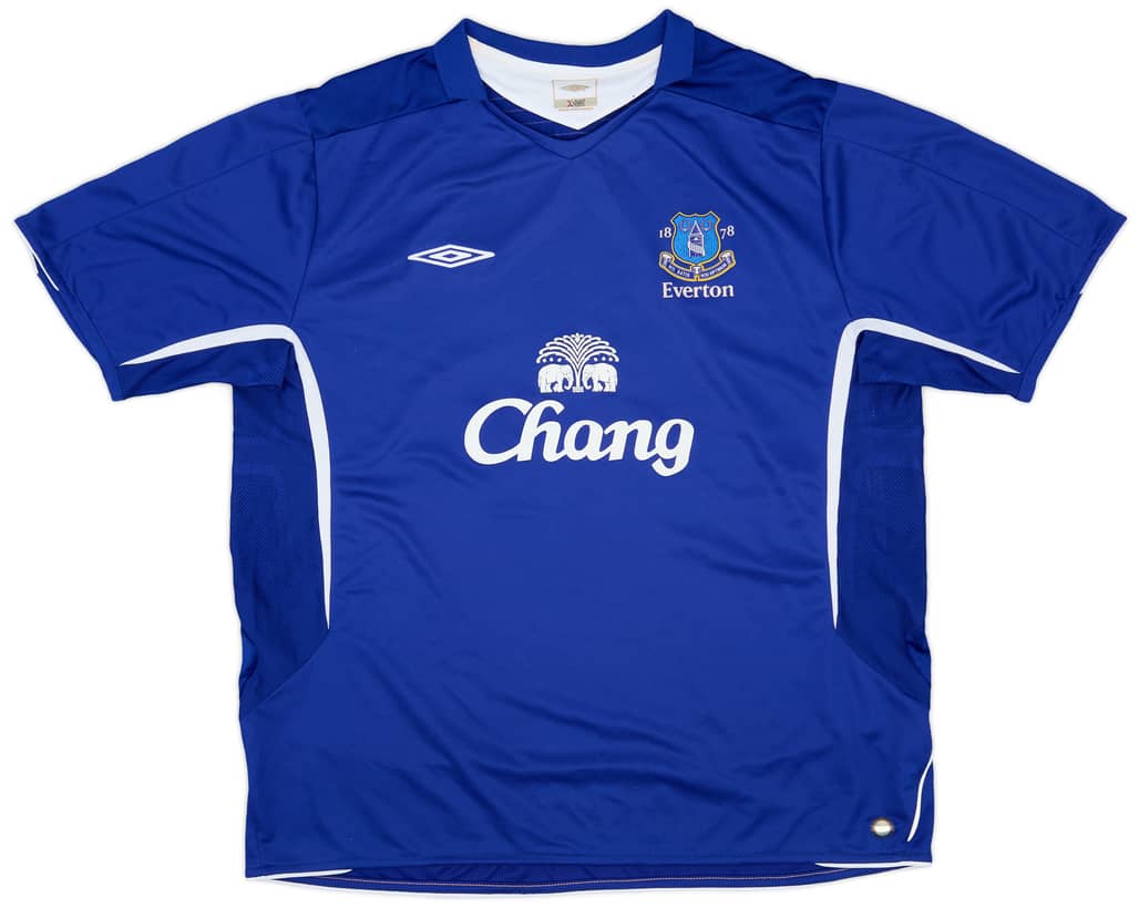 2005-06 Everton Home Shirt - 8/10 - (XXL)