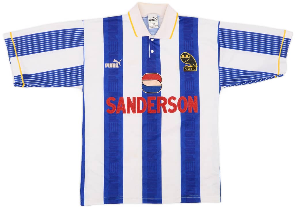 1993-95 Sheffield Wednesday Home Shirt - 7/10 - (S)