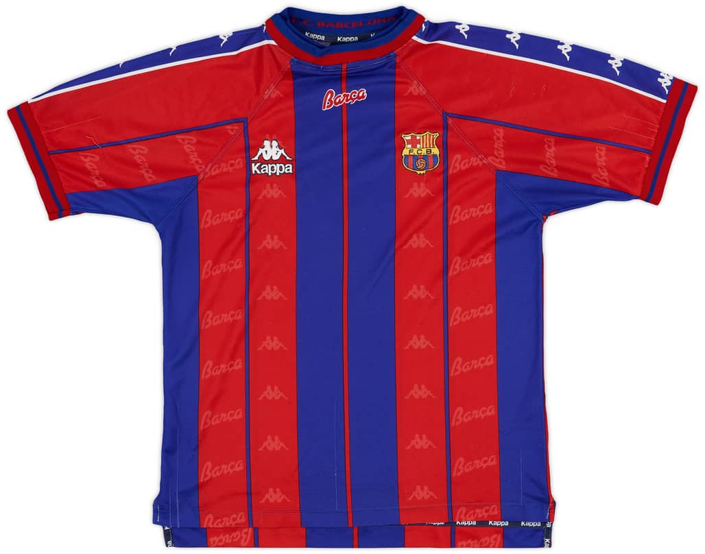 1997-98 Barcelona Home Shirt - 6/10 - (S)