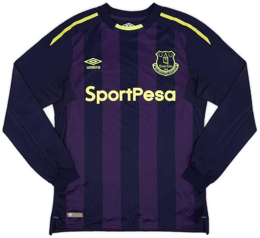 2017-18 Everton Third L/S Shirt - 8/10 - (S)